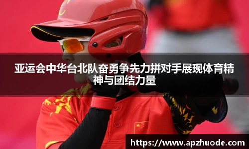 亚运会中华台北队奋勇争先力拼对手展现体育精神与团结力量